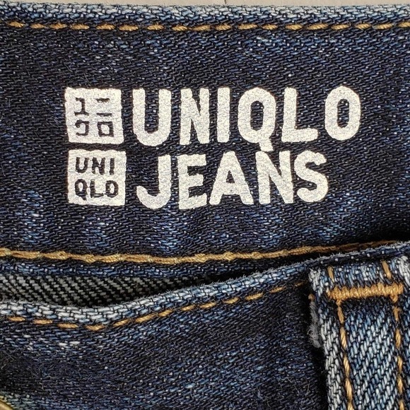 Uniqlo Redline Selvedge Jeans 29X27 Dark Slim Straight Kaihara Dark Wash - Picture 8 of 13